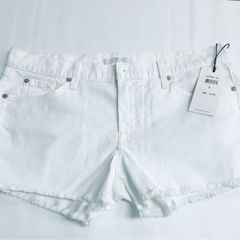 NEW 7 For all mankind Jean short - Picture 1 of 4